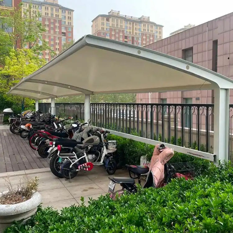 灵石县膜结构电动车棚